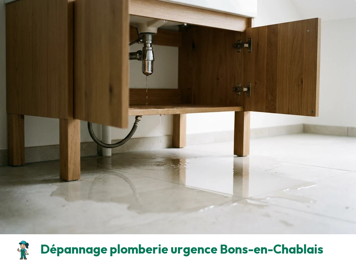 Dépannage plomberie urgence à Bons-en-Chablais