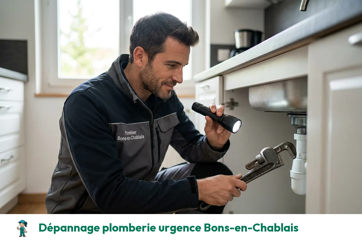 Dépannage plomberie urgence à Bons-en-Chablais